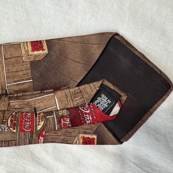 Mens Vintage Coca Cola Tie - Picture 5 of 5
